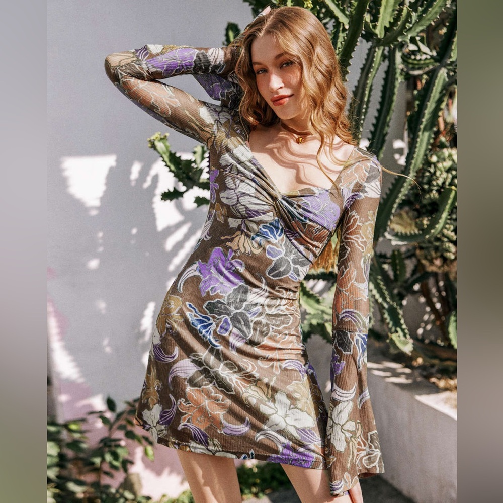 CIDER Boho Escape Mini Dress